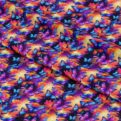 Fantasy Butterflies Pattern 24 Quilting Cotton Fabric