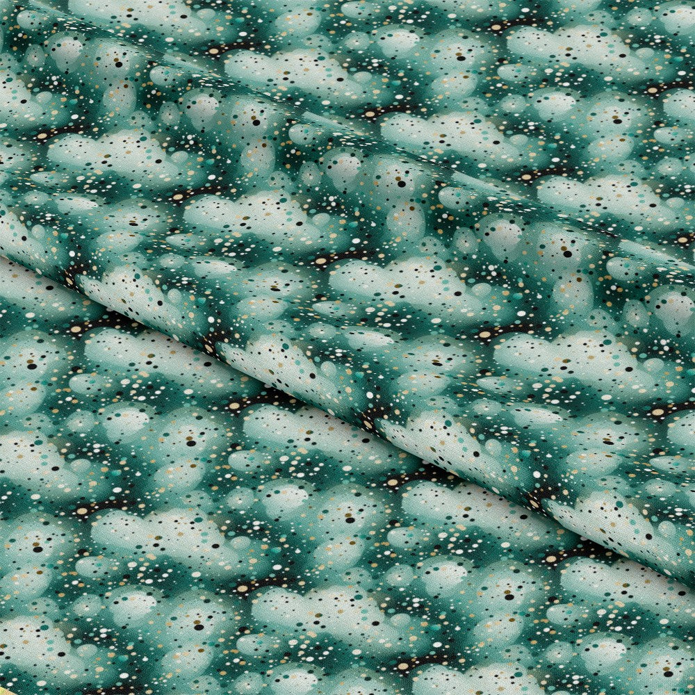 Green Confetti Pattern 9 Quilting Cotton Fabric