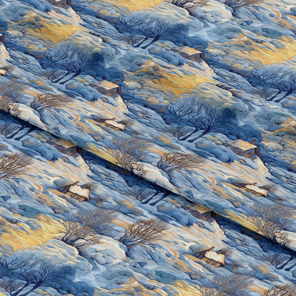 Winter Under the Dawn Pattern 10 Quilting Cotton Fabric