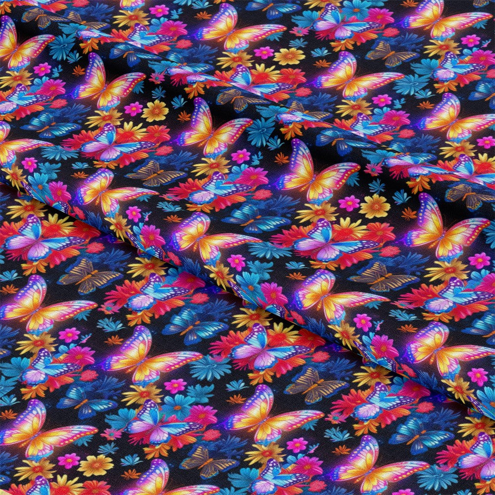 Fantasy Butterflies Pattern 2 Quilting Cotton Fabric