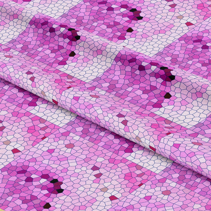 Mosaic Love Pattern 17 Quilting Cotton Fabric