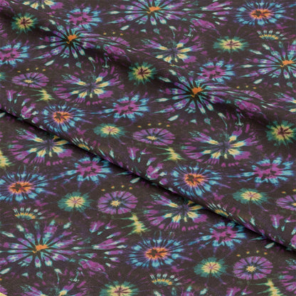 Retro Tie Dye Pattern 12 Quilting Cotton Fabric