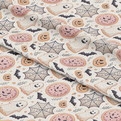 Retro Halloween Pattern 13 Quilting Cotton Fabric