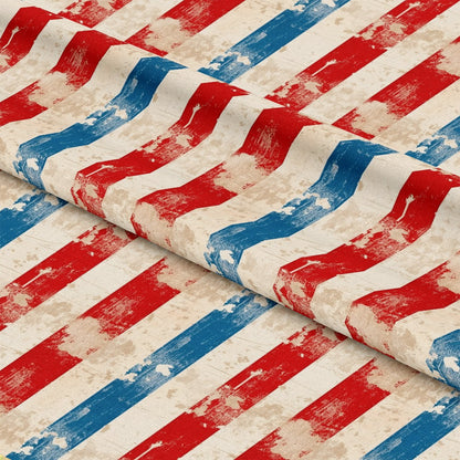 Distressed Patriotic Pattern 14 Quilting Cotton Fabric