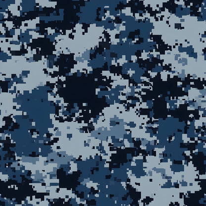 Blue Military Camouflage Fat Quarter Bundle