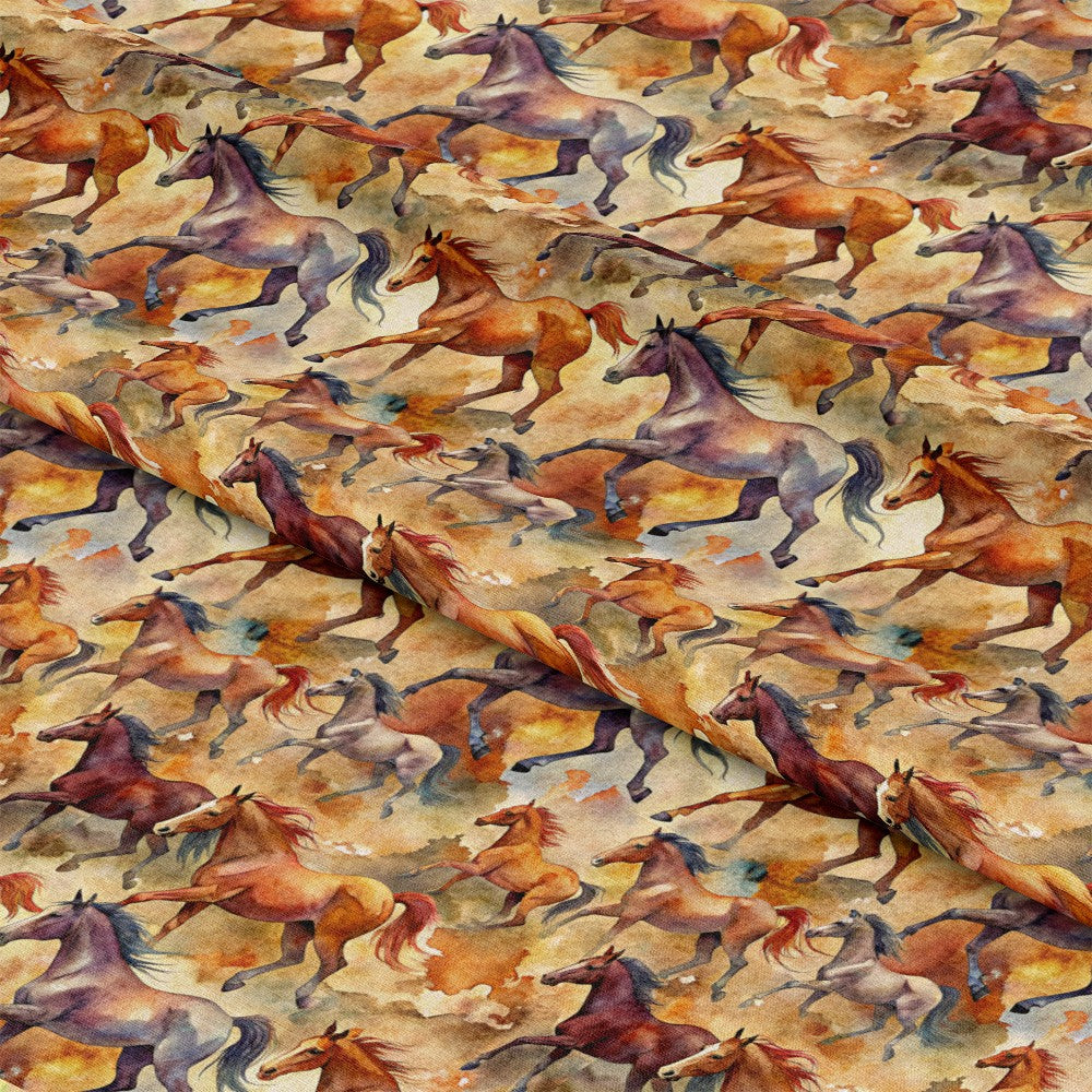 Wild Horses Pattern 11 Quilting Cotton Fabric