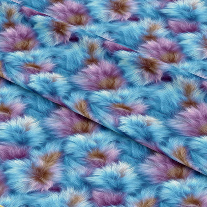 Fluffy Fur Pattern 1 Quilting Cotton Fabric