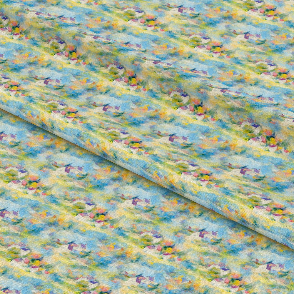 Monet Inspired Art Pattern 1 Quilting Cotton Fabric