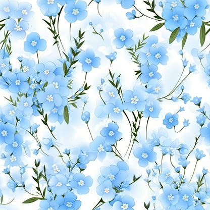 Forget Me Not Blue Florals Fat Quarter Bundle
