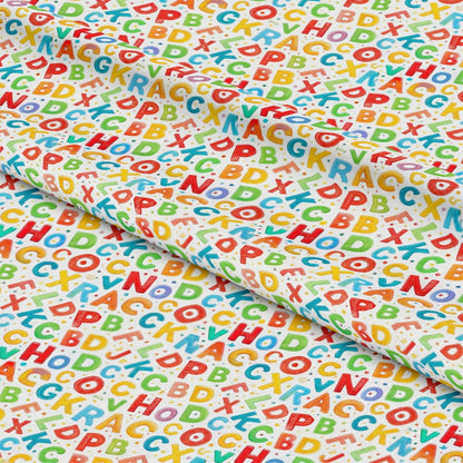 Back to School Pattern 16 Quilting Cotton Fabric