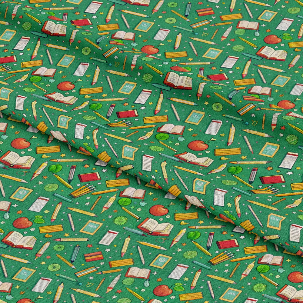 Back to School Pattern 5 Quilting Cotton Fabric