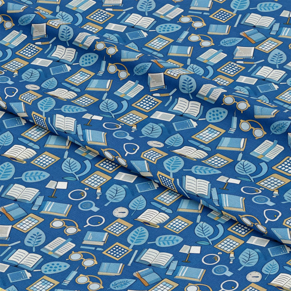 Back to School Pattern 8 Quilting Cotton Fabric