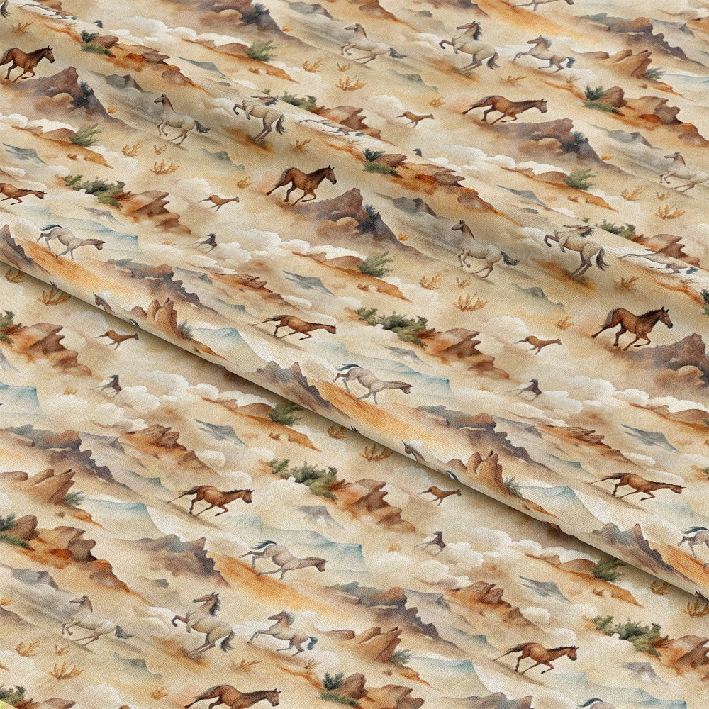 Wild Horses Pattern 9 Quilting Cotton Fabric