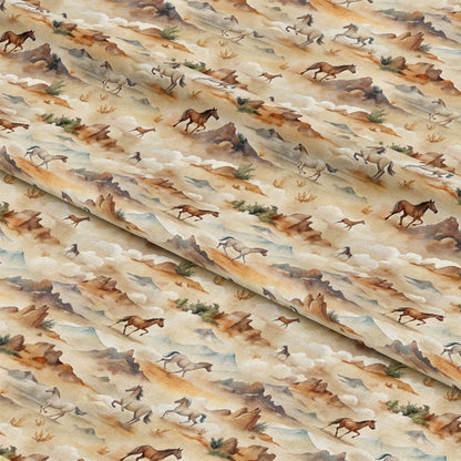 Wild Horses Pattern 9 Quilting Cotton Fabric