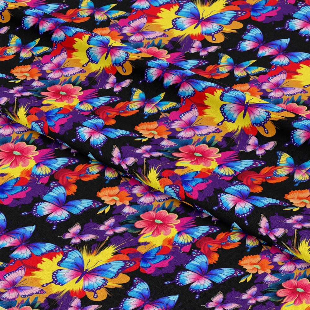 Fantasy Butterflies Pattern 25 Quilting Cotton Fabric
