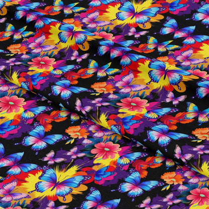 Fantasy Butterflies Pattern 25 Quilting Cotton Fabric
