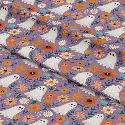 Retro Halloween Pattern 5 Quilting Cotton Fabric