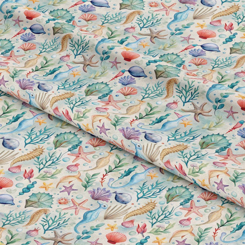 Magical Sea Pattern 21 Quilting Cotton Fabric