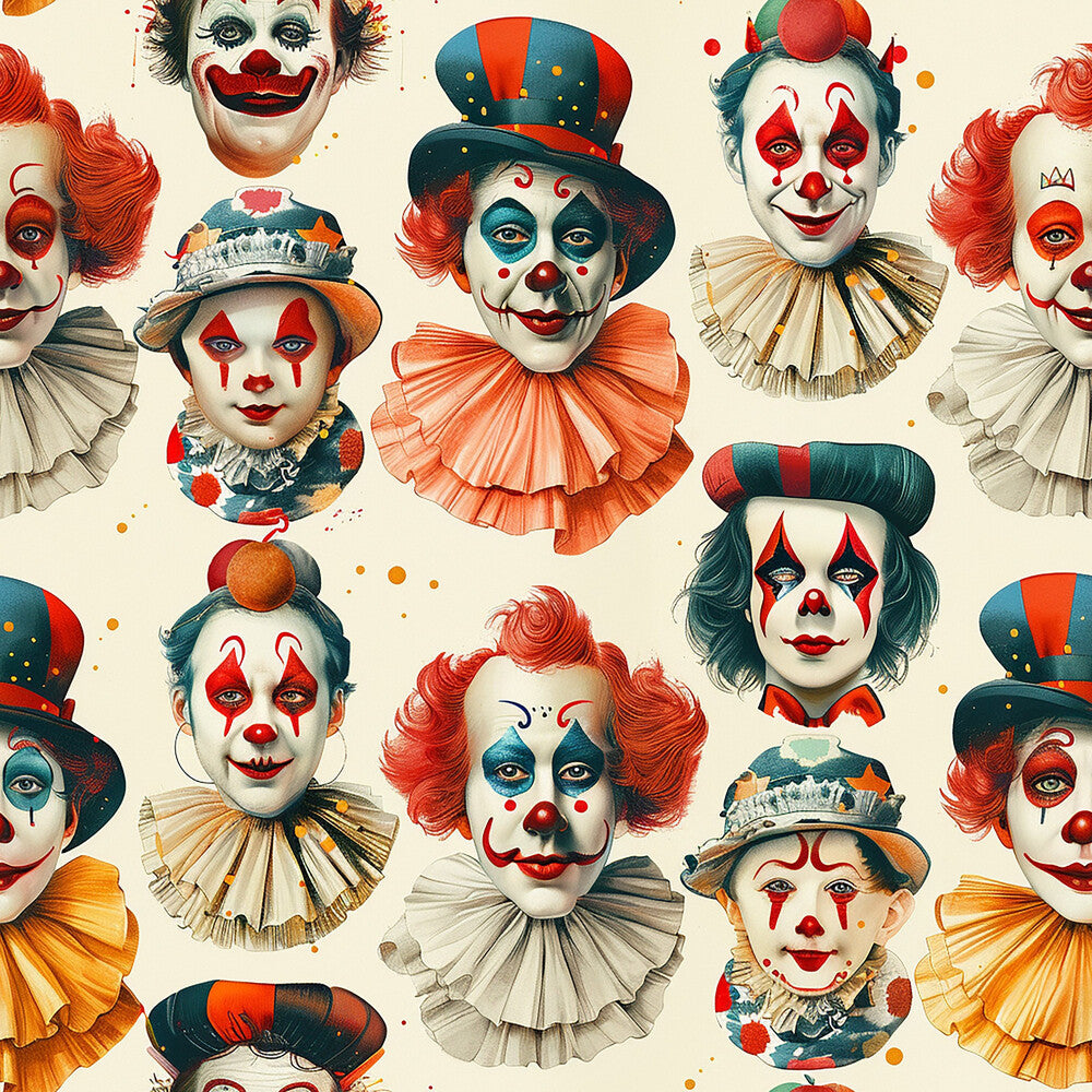 Old Timey Clown Fat Quarter Bundle