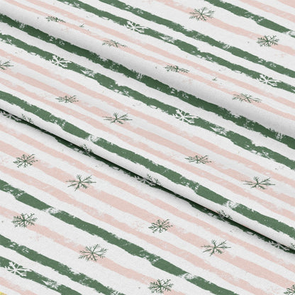 Sweet Pink Christmas Pattern 3 Quilting Cotton Fabric