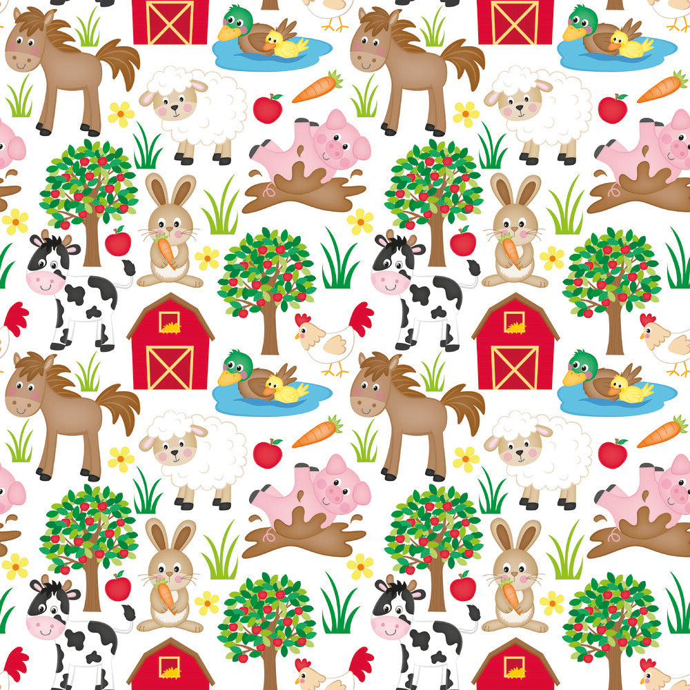 Cartoon Farm Animals Fat Quarter Bundle