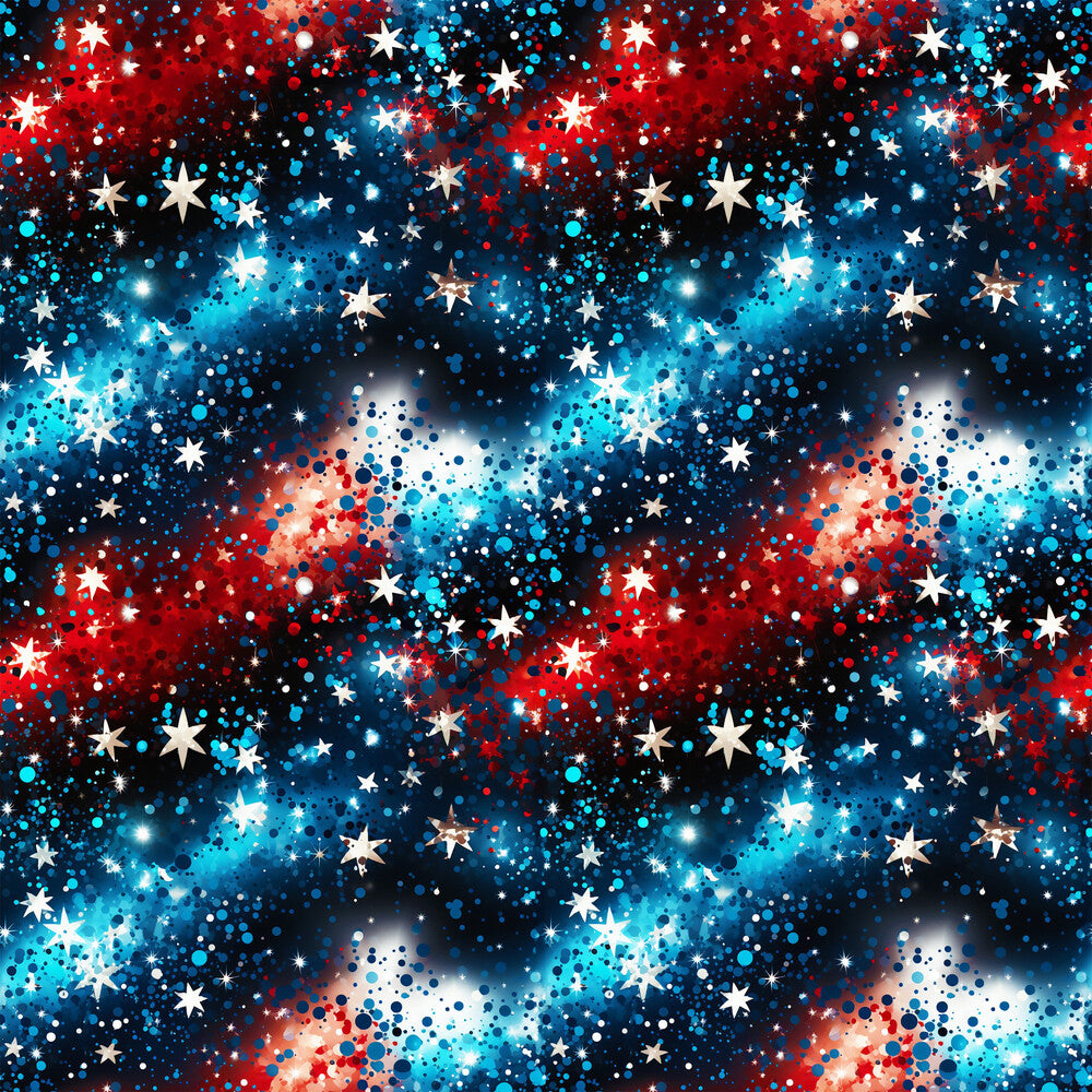 Patriotic Confetti and Glitter Fat Quarter Bundle