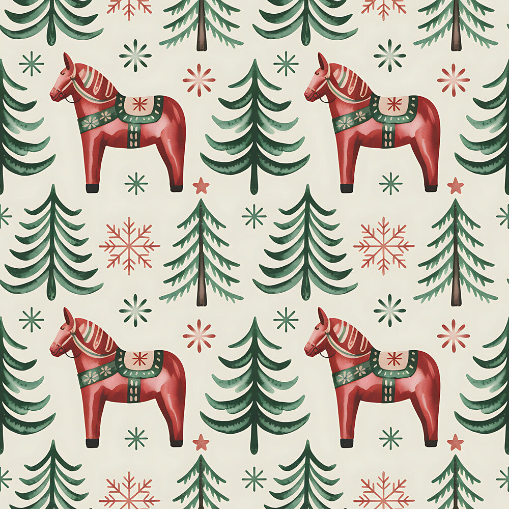 Scandinavian Folk Christmas Fat Quarter Bundle