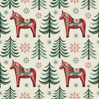 Scandinavian Folk Christmas Fat Quarter Bundle