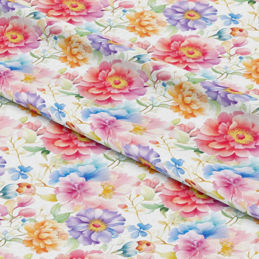 Japanese Floral Pattern 10 Quilting Cotton Fabric