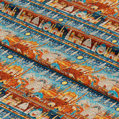 Mosaic Art Pattern 14 Quilting Cotton Fabric