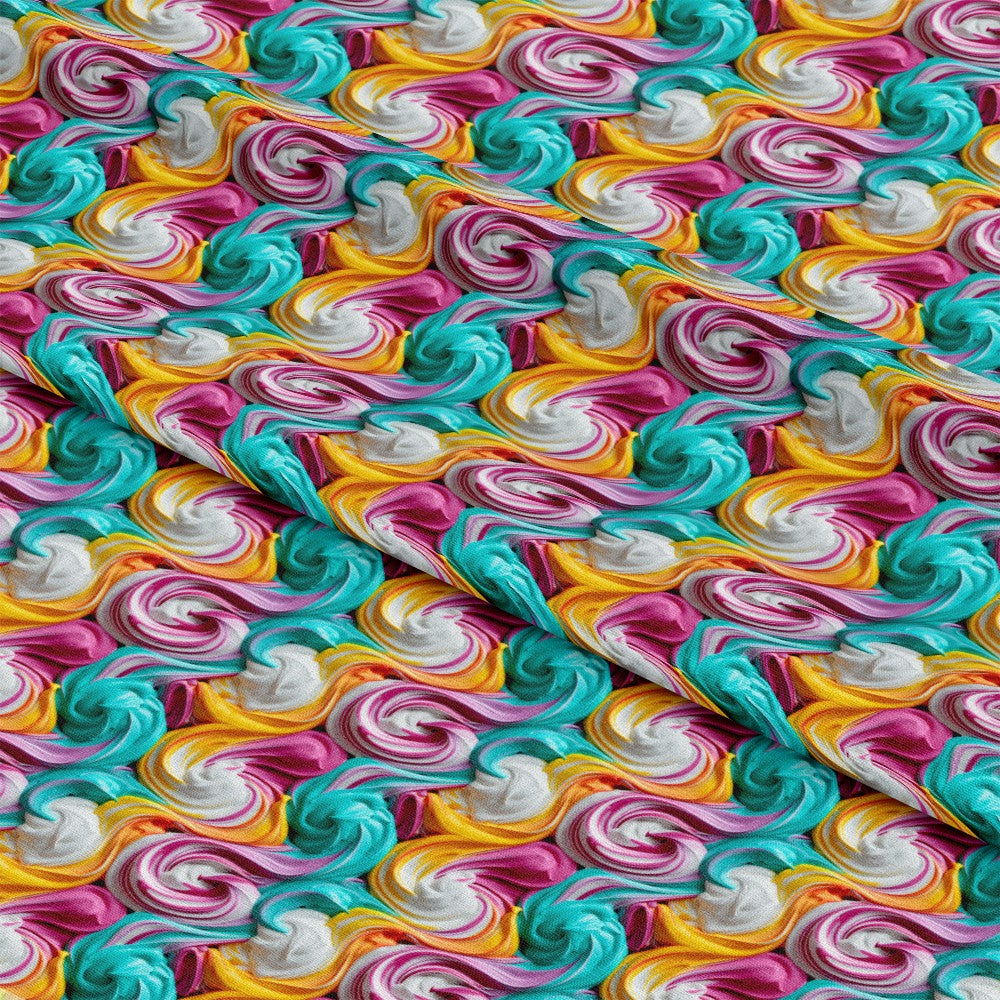 Yummy Frosting Pattern 6 Quilting Cotton Fabric