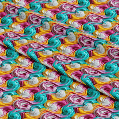 Yummy Frosting Pattern 6 Quilting Cotton Fabric