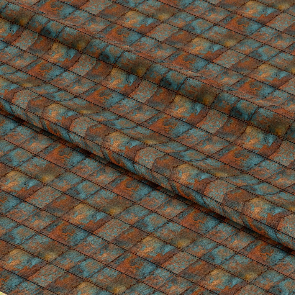 Rusted Iron Metal Textures Pattern 3 Quilting Cotton Fabric