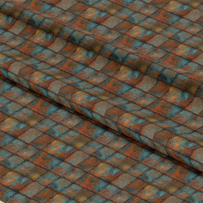 Rusted Iron Metal Textures Pattern 3 Quilting Cotton Fabric