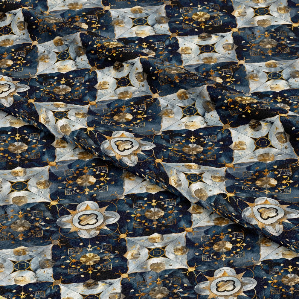 Baroque Celestial Pattern 6 Quilting Cotton Fabric