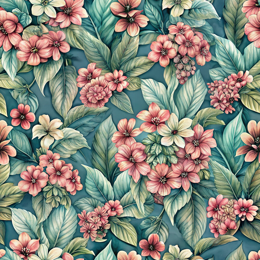 Beautiful Flowers Euphorbia Fat Quarter Bundle