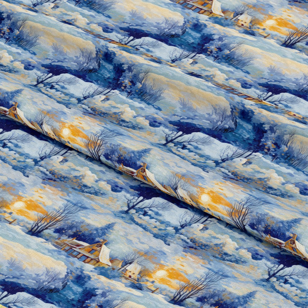 Winter Under the Dawn Pattern 14 Quilting Cotton Fabric