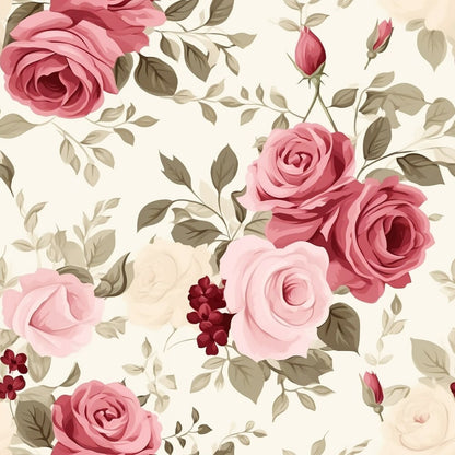 Shabby Chic Roses Fat Quarter Bundle