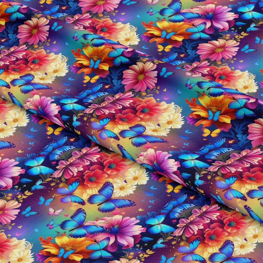 Fantasy Butterflies Pattern 21 Quilting Cotton Fabric