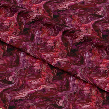 Burgundy  Abstract Pattern 3 Quilting Cotton Fabric