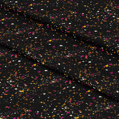 Glitter Paint Splatter Pattern 16 Quilting Cotton Fabric