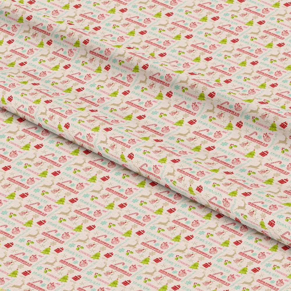 Christmas Love Pattern 9 Quilting Cotton Fabric
