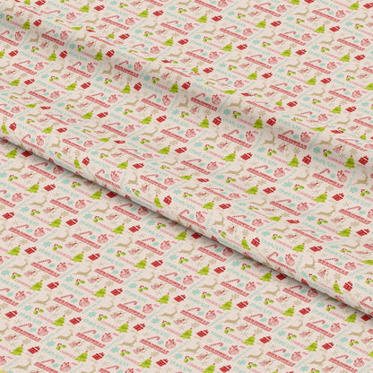 Christmas Love Pattern 9 Quilting Cotton Fabric