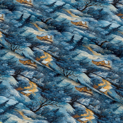 Winter Under the Dawn Pattern 27 Quilting Cotton Fabric