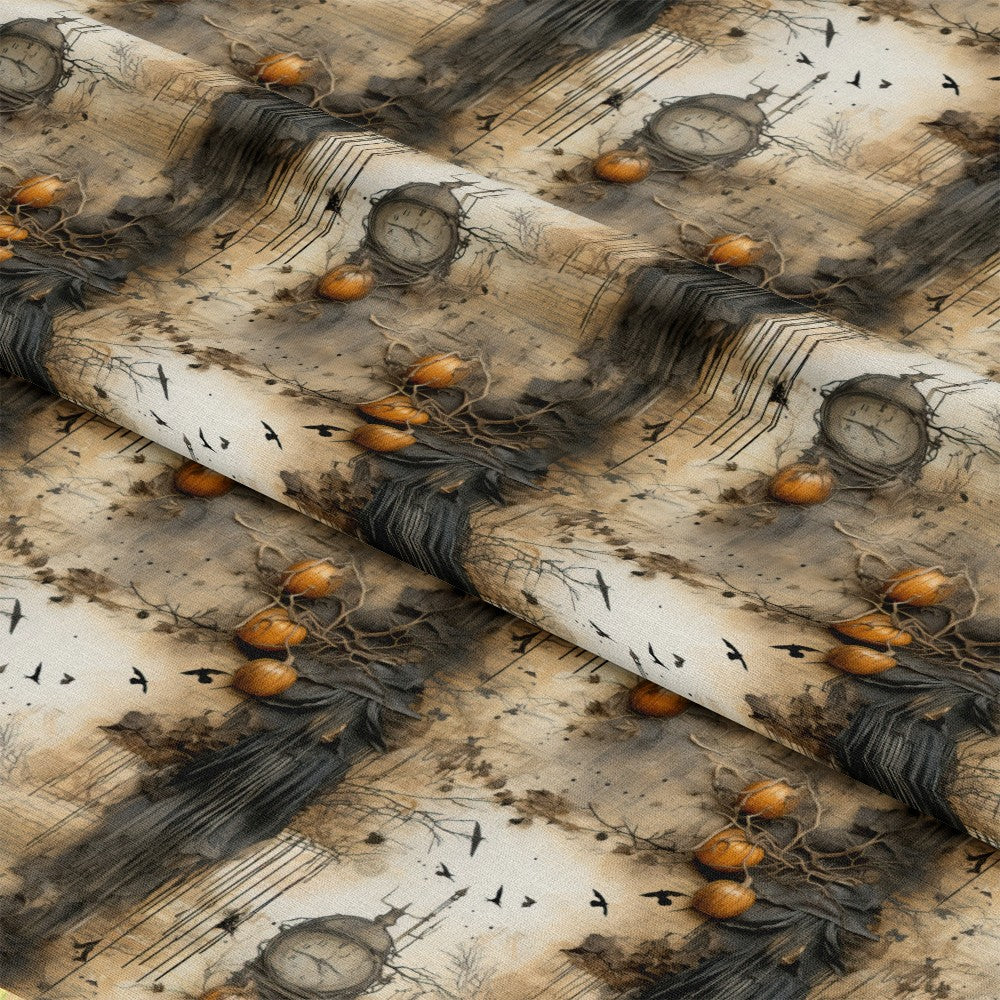 Witchy Halloween Pattern 4 Quilting Cotton Fabric