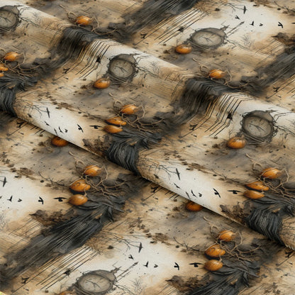 Witchy Halloween Pattern 4 Quilting Cotton Fabric