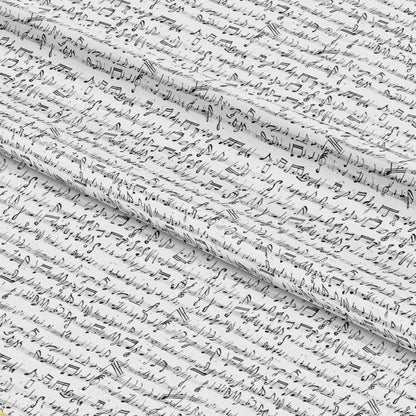 Handwritten Music Pattern 2 Quilting Cotton Fabric