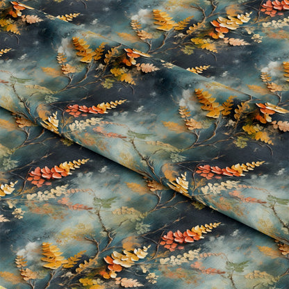 Tropical Autumn Pattern 11 Quilting Cotton Fabric