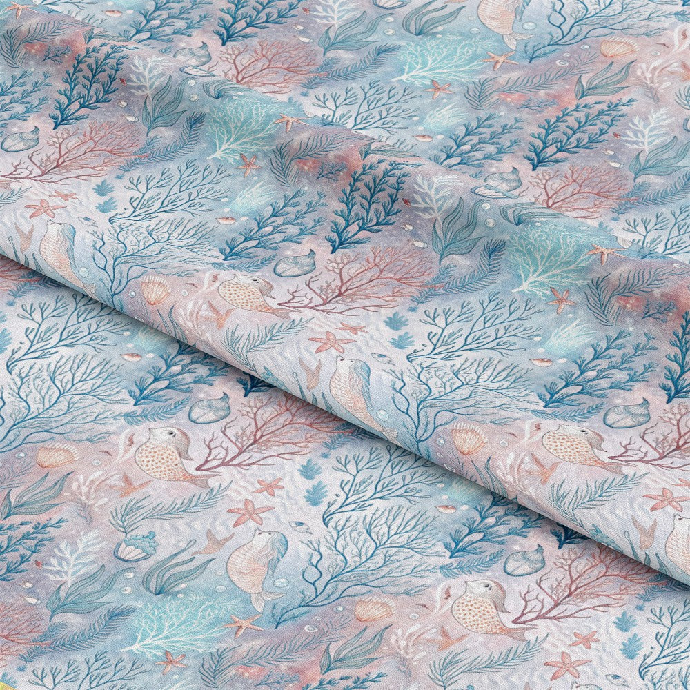 Magical Sea Pattern 1 Quilting Cotton Fabric