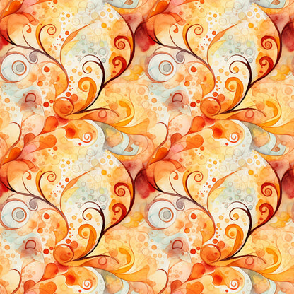 Autumn Swirls Fat Quarter Bundle